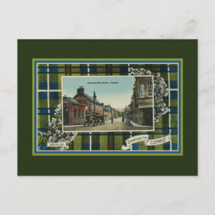 Carte Postale Vintage 1910 clan écossais Douglas Tartan Comrie