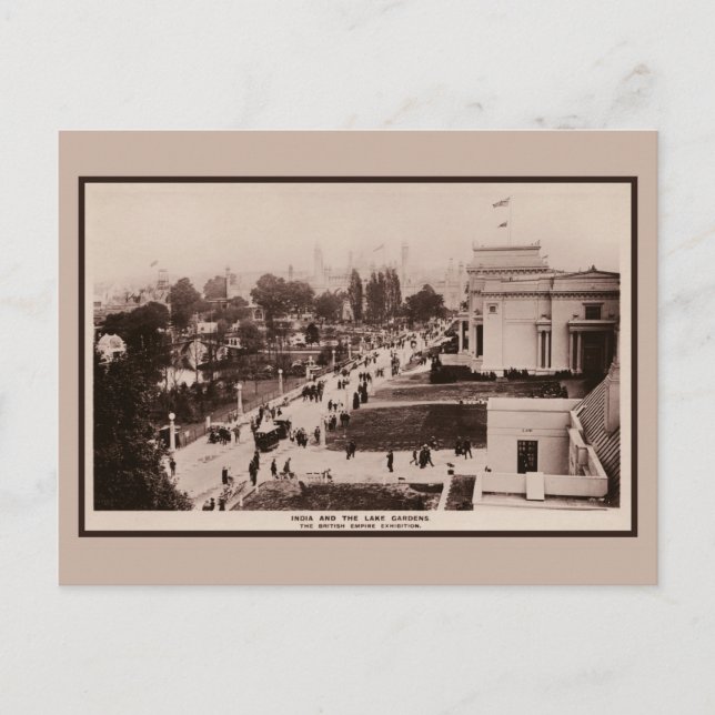 Carte Postale Vintage 1924 British Empire Exhibition photo (Devant)