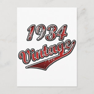 Carte Postale vintage 1934