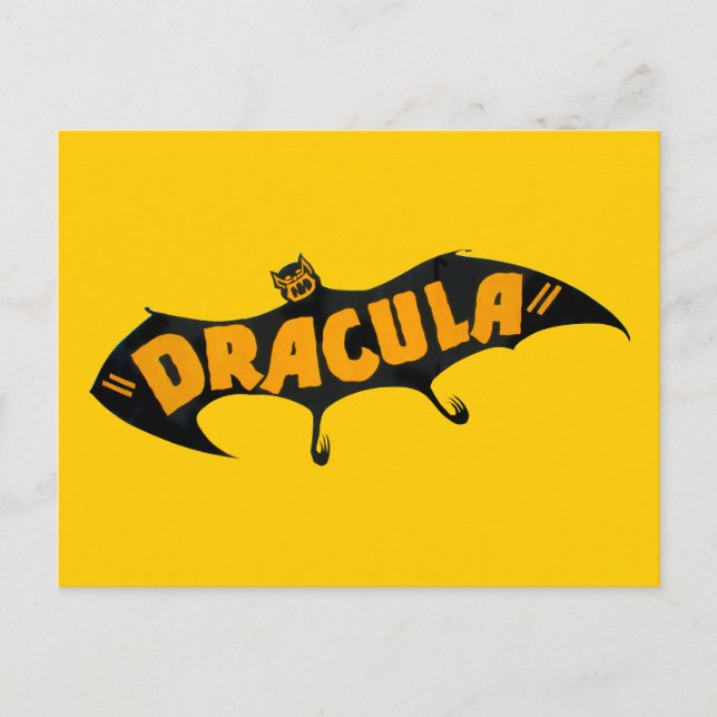 Carte Postale Vintage 1938 Dracula Vampire Bat (Devant)