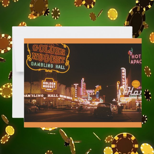 Carte Postale Vintage 1952 Las Vegas Golden Nugget (Créateur téléchargé)