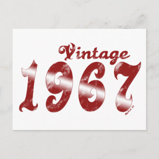 Carte postale vintage 1967