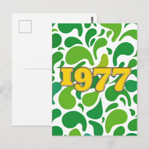 Carte Postale Vintage 1977