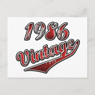 Carte Postale vintage 1986