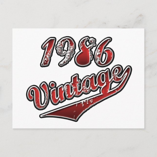 Carte Postale vintage 1986 (Devant)