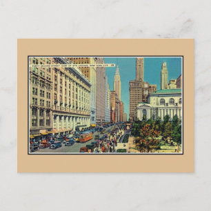 Carte Postale Vintage 42ème rue New York City