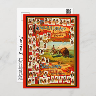 Carte Postale Vintage 50 chefs indiens indiens célèbres
