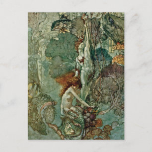 Carte Postale Vintage A. Duncan Carse La Petite Sirène