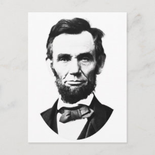 Carte Postale Vintage Abe Lincoln