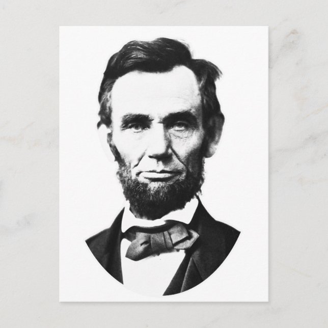 Carte Postale Vintage Abe Lincoln (Devant)