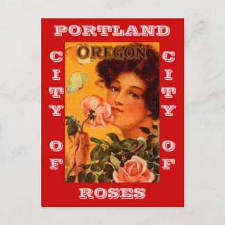 CARTE POSTALE VINTAGE AD PORTLAND OREGON CITY OF R