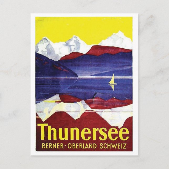 Carte postale Vintage Ad Poster (Devant)