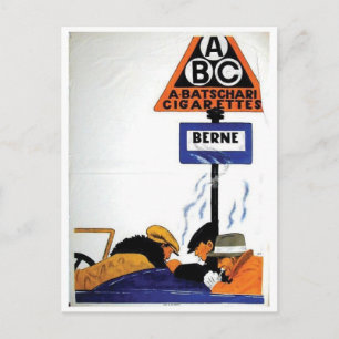 Carte postale Vintage Ad Poster