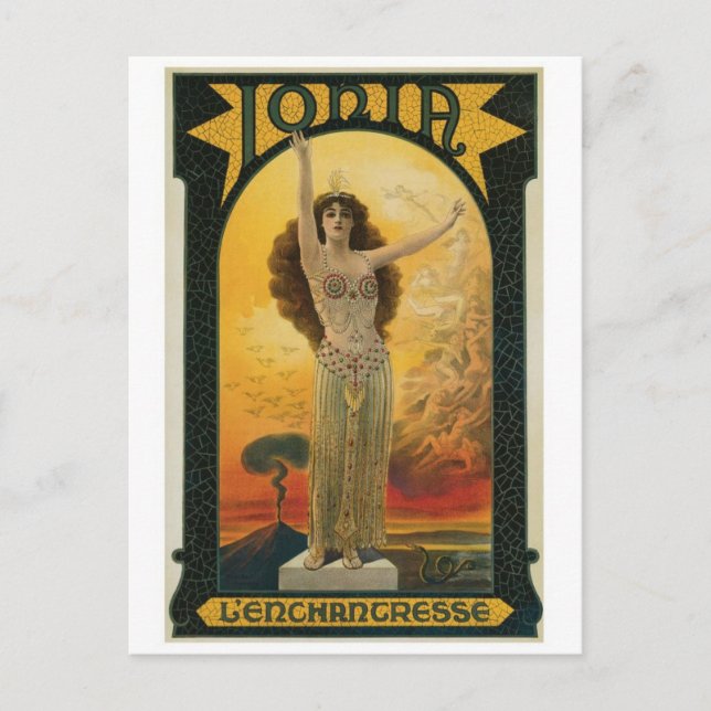 Carte postale Vintage Ad Poster (Devant)