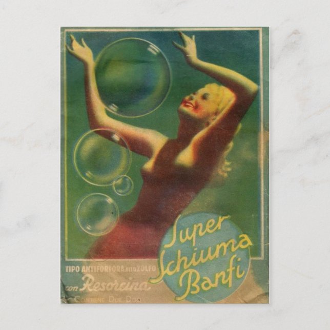 Carte postale Vintage Ad Poster (Devant)