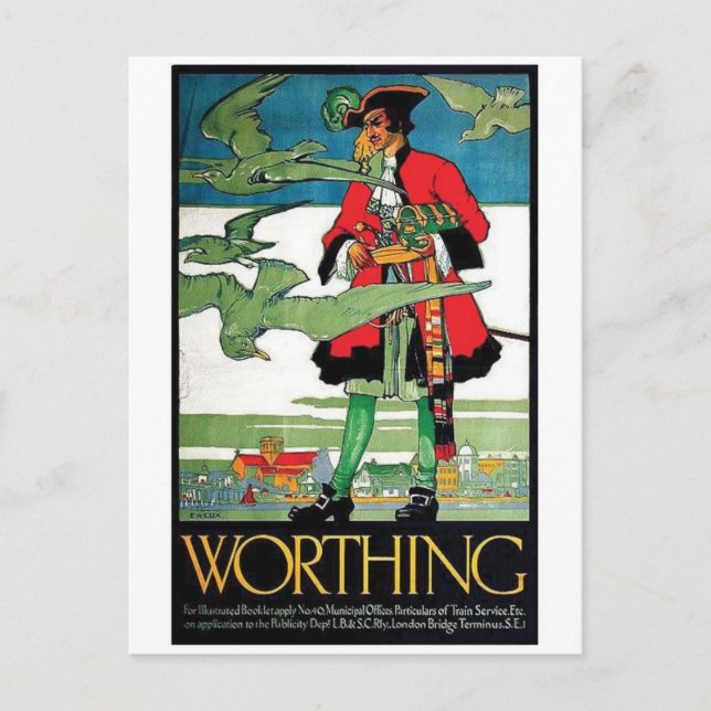 Carte postale Vintage Ad Poster (Devant)