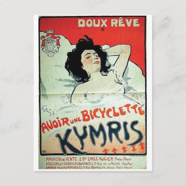 Carte postale Vintage Ad Poster (Devant)