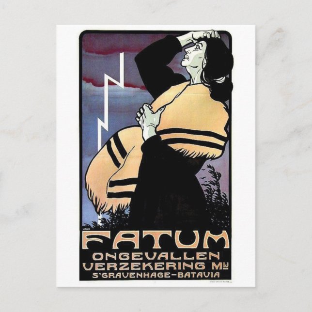 Carte postale Vintage Ad Poster (Devant)