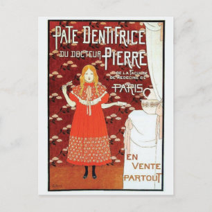 Carte postale Vintage Ad Poster
