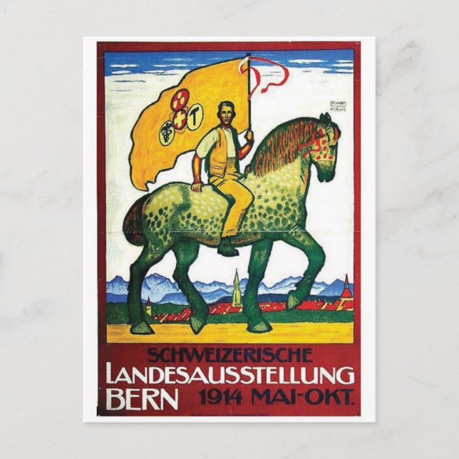 Carte postale Vintage Ad Poster (Devant)