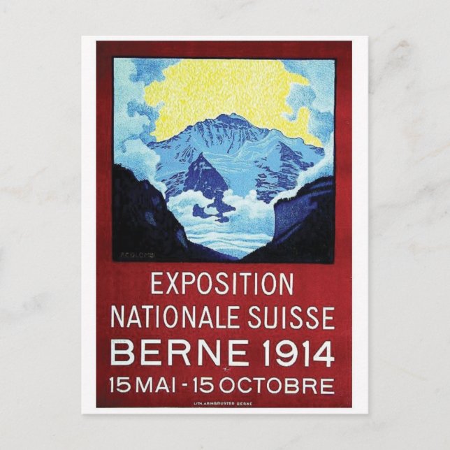 Carte postale Vintage Ad Poster (Devant)
