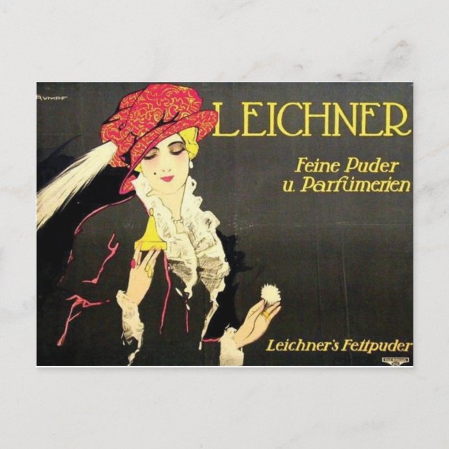 Carte postale Vintage Ad Poster (Devant)