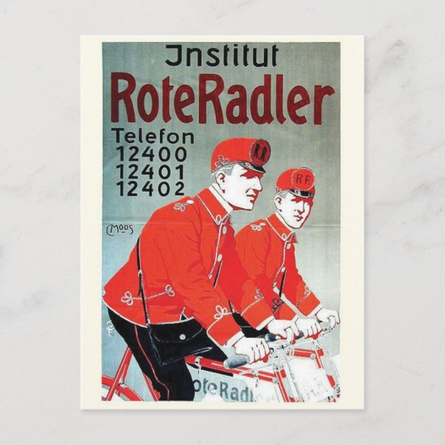 Carte postale Vintage Ad Poster (Devant)