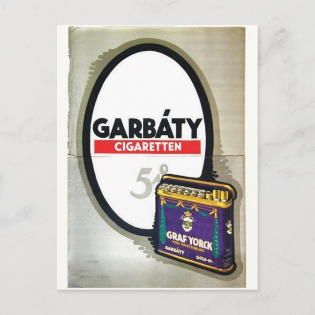 Carte postale Vintage Ad Poster (Devant)