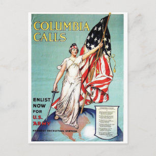 Carte postale Vintage Ad Poster