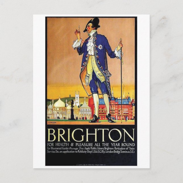 Carte postale Vintage Ad Poster (Devant)