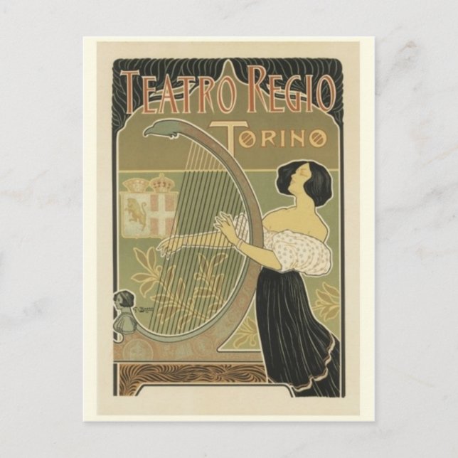 Carte postale Vintage Ad Poster (Devant)