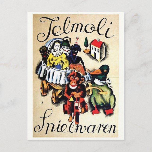 Carte postale Vintage Ad Poster (Devant)