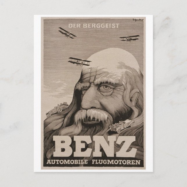 Carte postale Vintage Ad Poster (Devant)