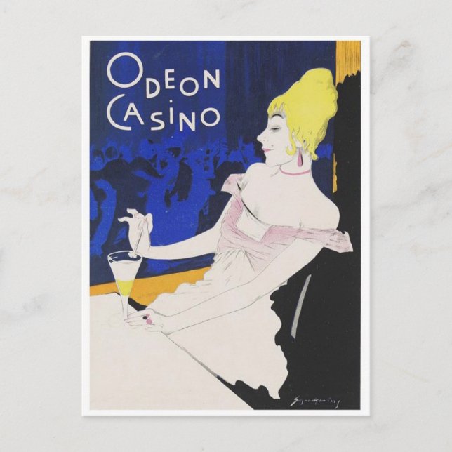 Carte postale Vintage Ad Poster (Devant)
