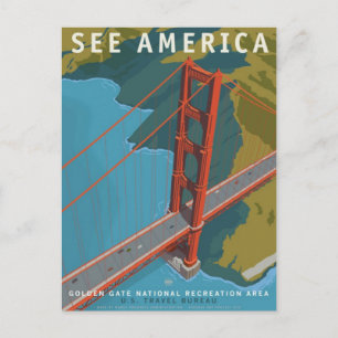 Carte postale Vintage Ad Poster