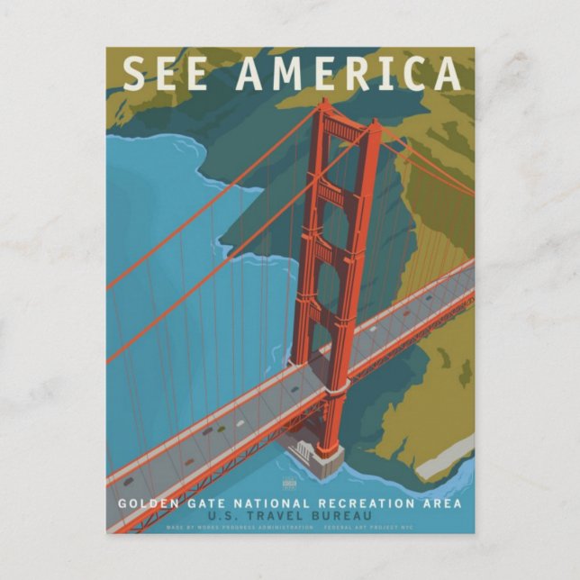 Carte postale Vintage Ad Poster (Devant)