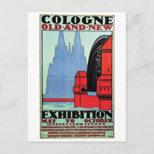 Carte Postale Vintage Ad Poster Postcard