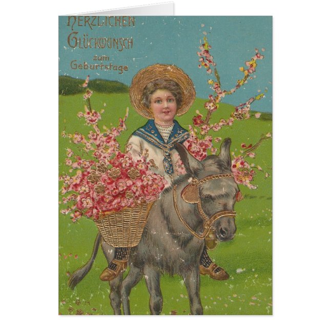Carte postale Vintage adorable (Devant)