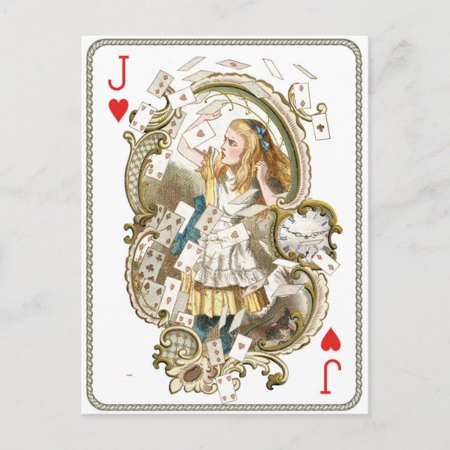 Carte postale vintage Alice au pays des merveilles (Devant)