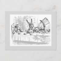 Carte postale vintage Alice au pays des merveilles