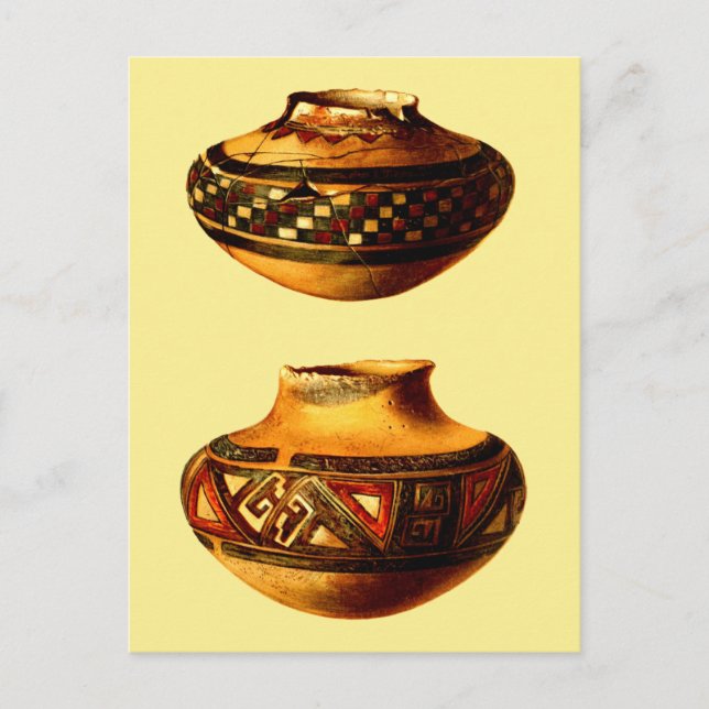 Carte Postale Vintage Amérindien Hopi Southwestern Art (Devant)