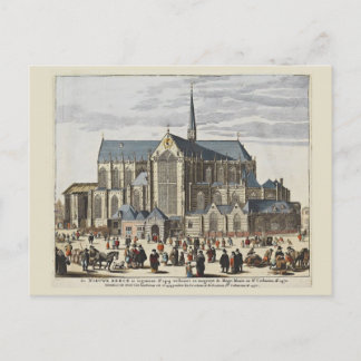 Carte Postale Vintage Amsterdam, Amsterdam, Nouvelle église