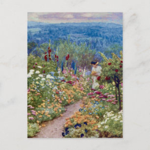 Carte Postale Vintage An English Country Garden