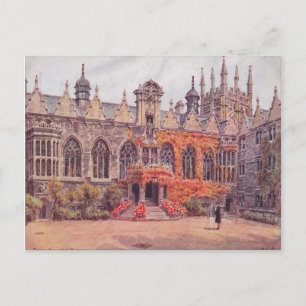 Carte Postale Vintage Angleterre, Oriel College, Oxford, 1925