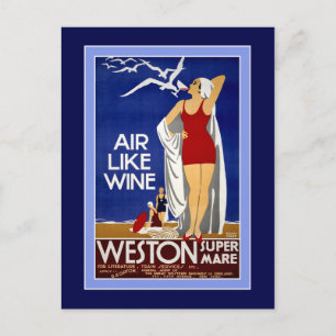 Carte postale vintage Angleterre Travel