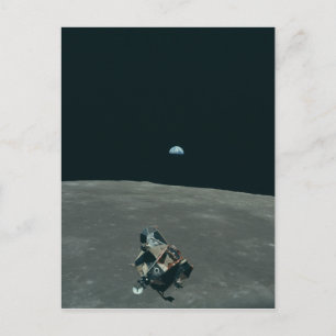Carte Postale Vintage Apollo 11 Lune Mission Ascent de l'aigle