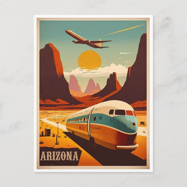 Carte postale Vintage Arizona (Devant)