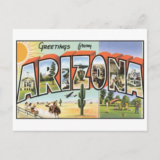 Carte postale vintage Arizona