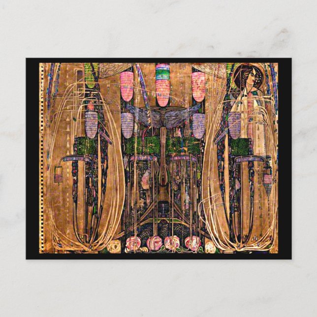 Carte postale-Vintage Art-Charles Rennie Mackintos (Devant)