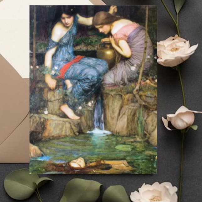 Carte Postale Vintage Art John William Waterhouse (Créateur téléchargé)